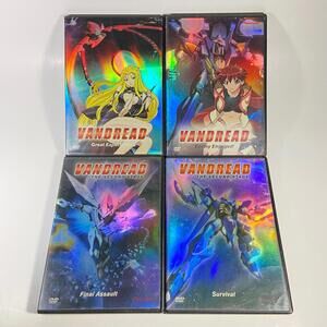 Pioneer Vandread & Vandread: The Second Stage Anime DVD Lot Of 4
